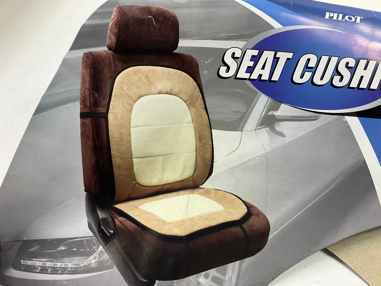 (2) Pilot SC-276T Tan Soft Seat Cushion, Universal Fit