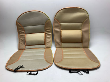 (2) Pilot SC-278T Seat Cushion Sport Mesh With Lumbar Support, Beige