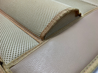 (2) Pilot SC-278T Seat Cushion Sport Mesh With Lumbar Support, Beige