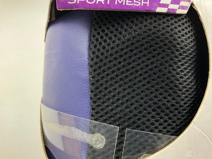 Pilot SC-310PU Sport Mesh Black/Purple Seat Cover Kit - 8 Piece