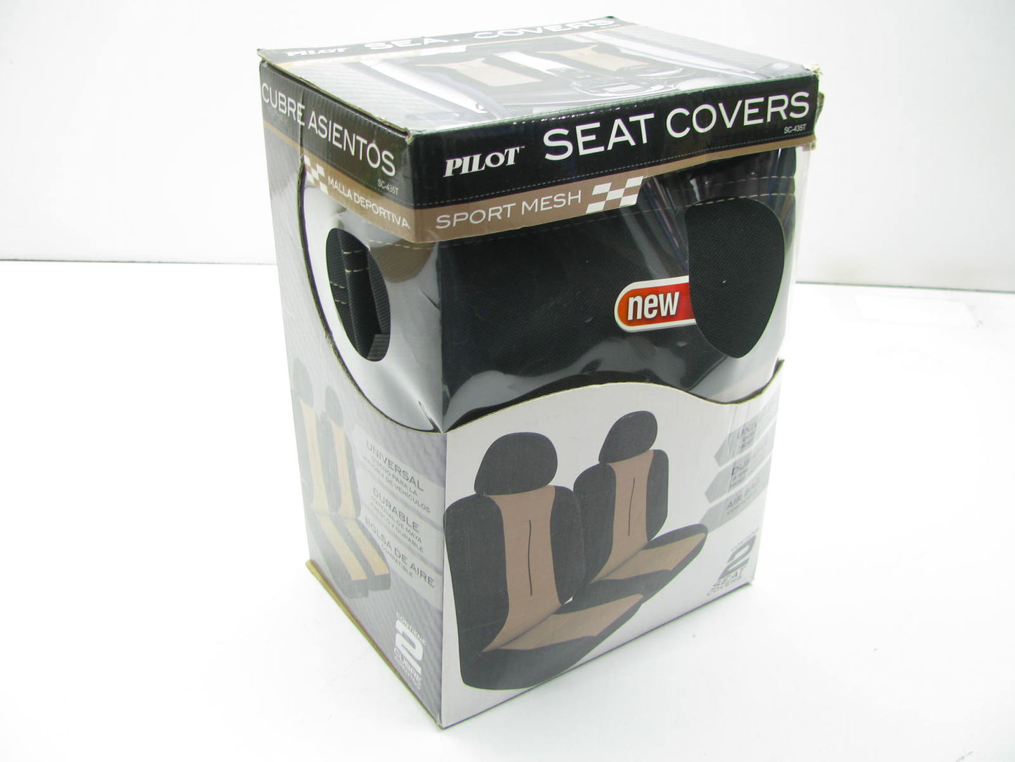 Pilot SC435T Universal Rallye Sport Seat Covers - Pack Of 2