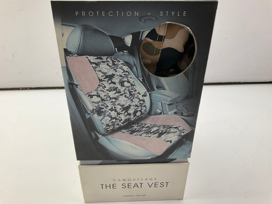 Pilot Automotive SC-573 Seat Vest (Seat Cover) Camo Suede