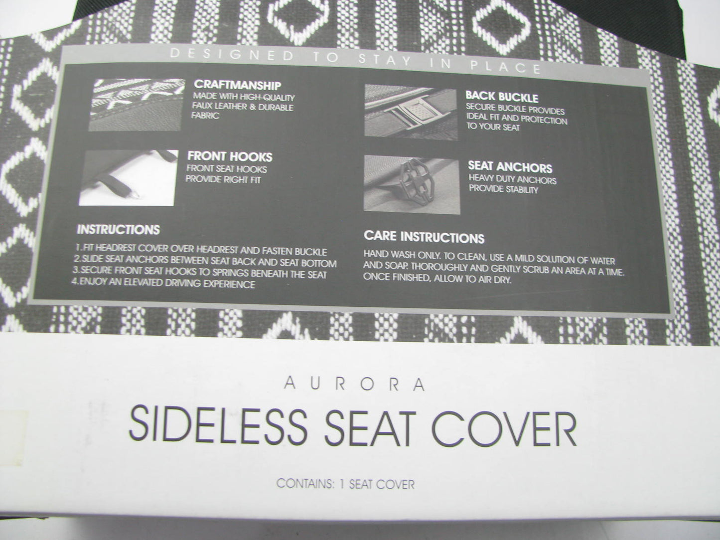 Pilot SC-647 Sideless Premium Seat Cover