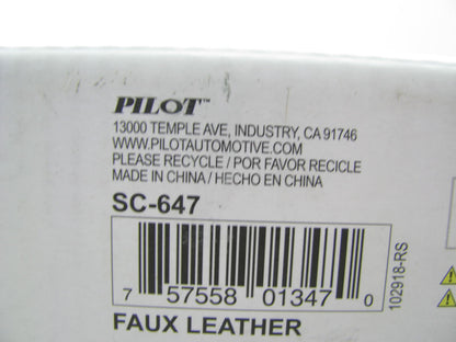 Pilot SC-647 Sideless Premium Seat Cover