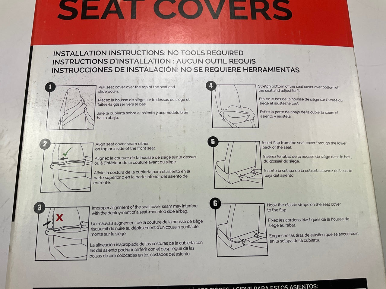 Pilot SC-667 Arcadia Truck Black Seat Covers 2PC, Universal Fit