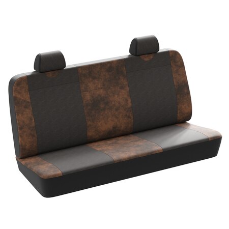 Pilot SC-669 Walnut Brown/Black Truck Bench Seat Cover