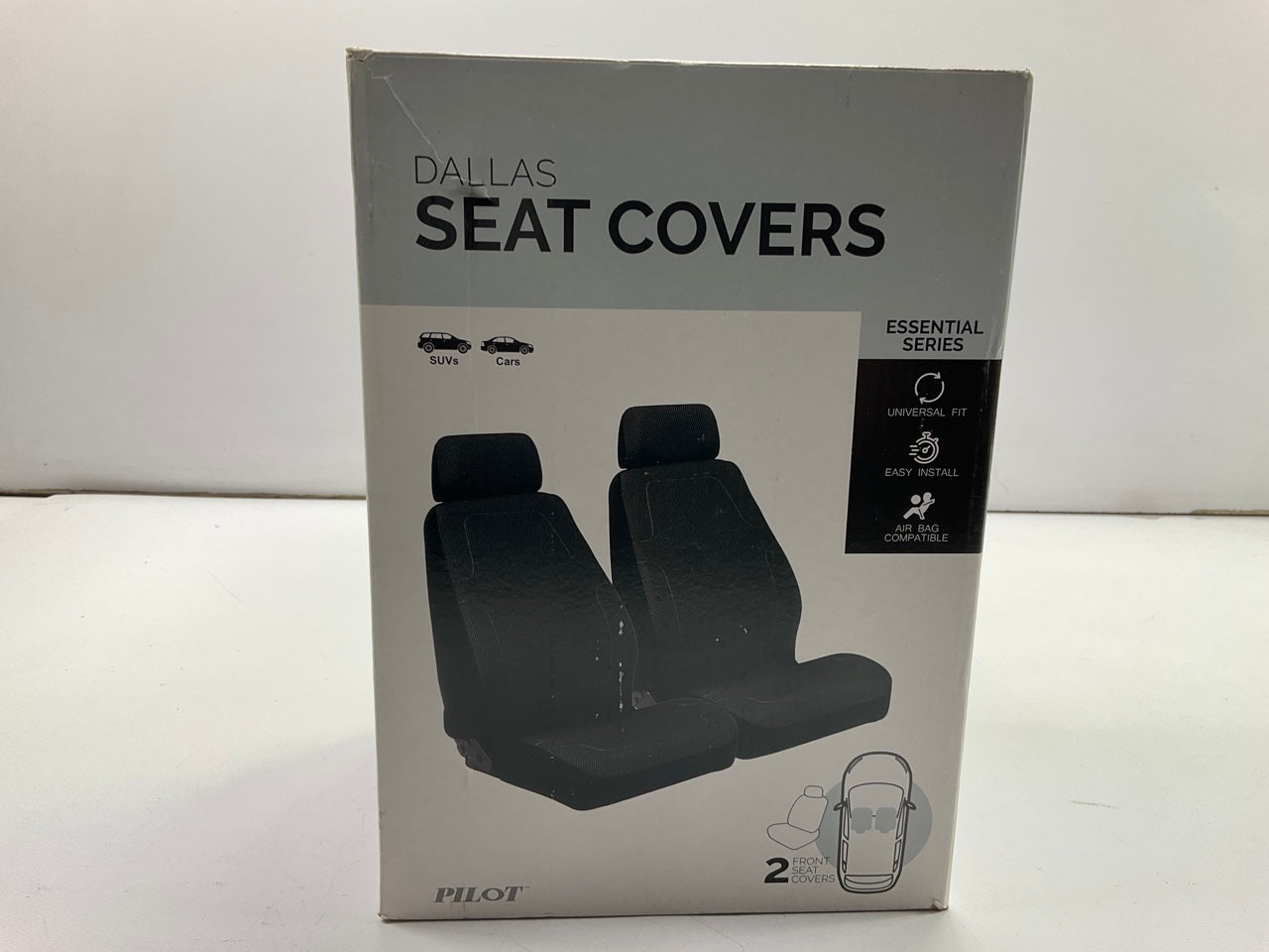 Pilot SC-681 Dallas Black Low Back Seat Covers, Does 2 Seats