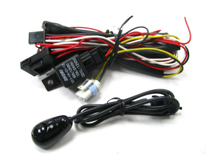 PILOT SC173 SMOKED LENS Fog Light Fog Lamps Kit W/ Switch, Wiring & Relay