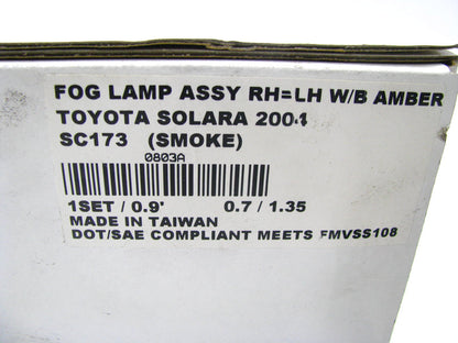 PILOT SC173 Fog Light Lamps Kit  (SMOKED LENS) For 2005-2011 Toyota Tacoma