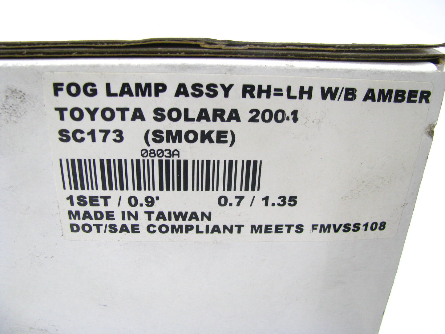 PILOT SC173 SMOKED LENS Fog Light Fog Lamps Kit W/ Switch, Wiring & Relay