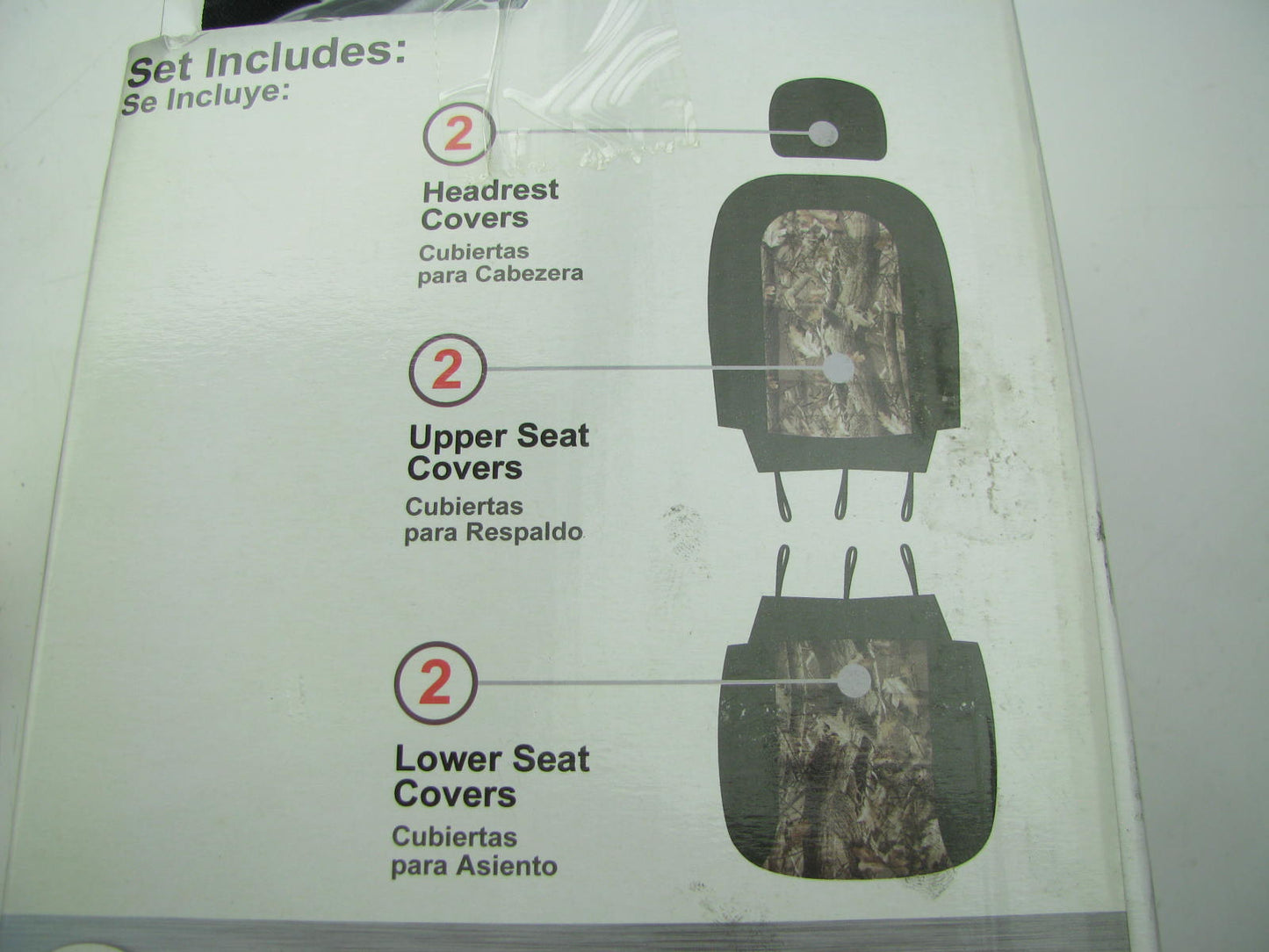 Pilot SCT-445CA Bully Universal Camo Seat Covers, 2 PC Set