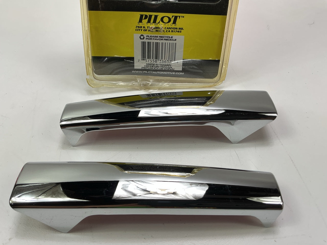 07-12 Silverado Sierra Front Door Handle Covers, Chrome Plated Stainless Steel