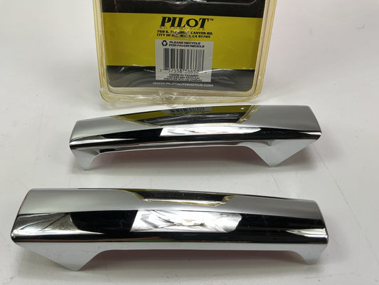 07-12 Silverado Sierra Front Door Handle Covers, Chrome Plated Stainless Steel
