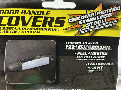 07-12 Silverado Sierra Front Door Handle Covers, Chrome Plated Stainless Steel