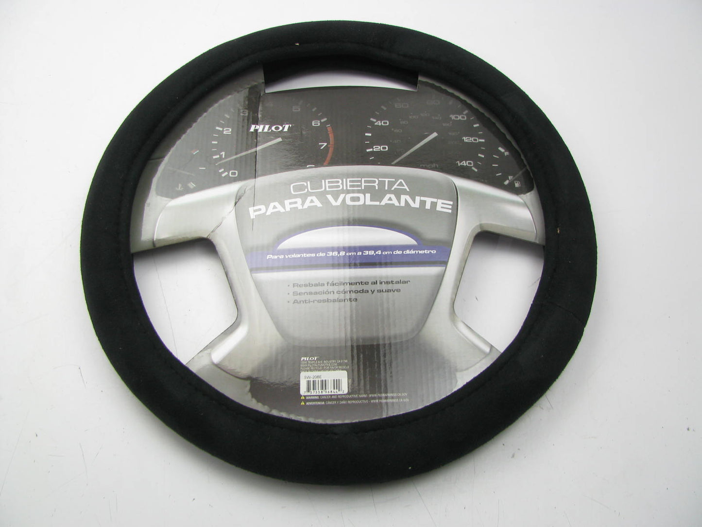 Pilot SW-206E Steering Wheel Cover, For Most Wheels With 14.5'' To 15.5'' Diameter