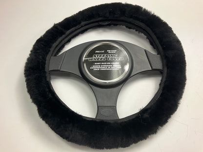 Pilot SW-245E Steering Wheel Cover, Black Sheep Skin, Soft