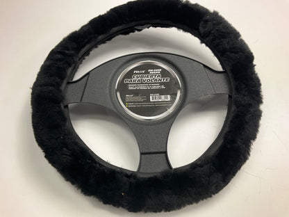 Pilot SW-245E Steering Wheel Cover, Black Sheep Skin, Soft