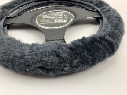 Pilot SW-245G Gray Sheep Skin Steering Wheel Cover - 14.5'' To 15'' Diameter