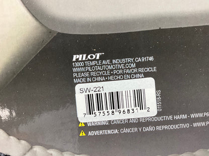 Pilot SW-221 Sport Mesh Black Steering Wheel Cover For 14-1/2''-15-1/2'' Diameter