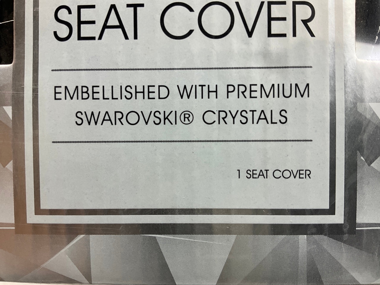 (2) Pilot SWR-0111 Swarovski Wavy Stitch Black Seat Cover For Low Back Buckets