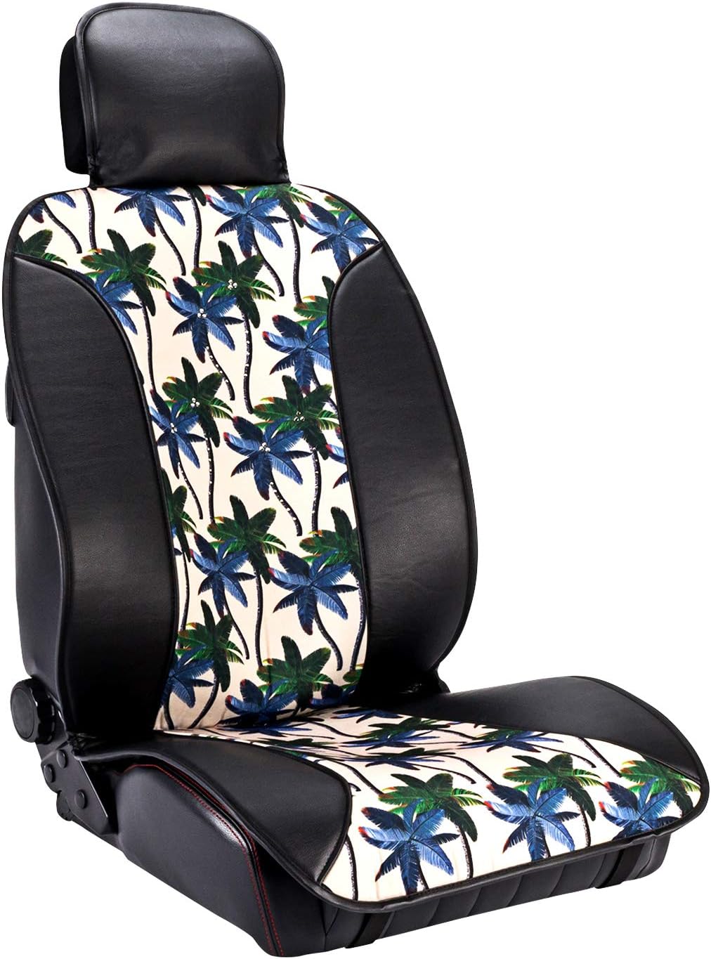 Pilot SWR-0741 Palm Tree Design Seat Cover W/ Swarovski Crystals