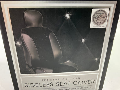 (2) Pilot SWR-0742 Swarovski Jet Black Premium Sideless Seat Vest Cover