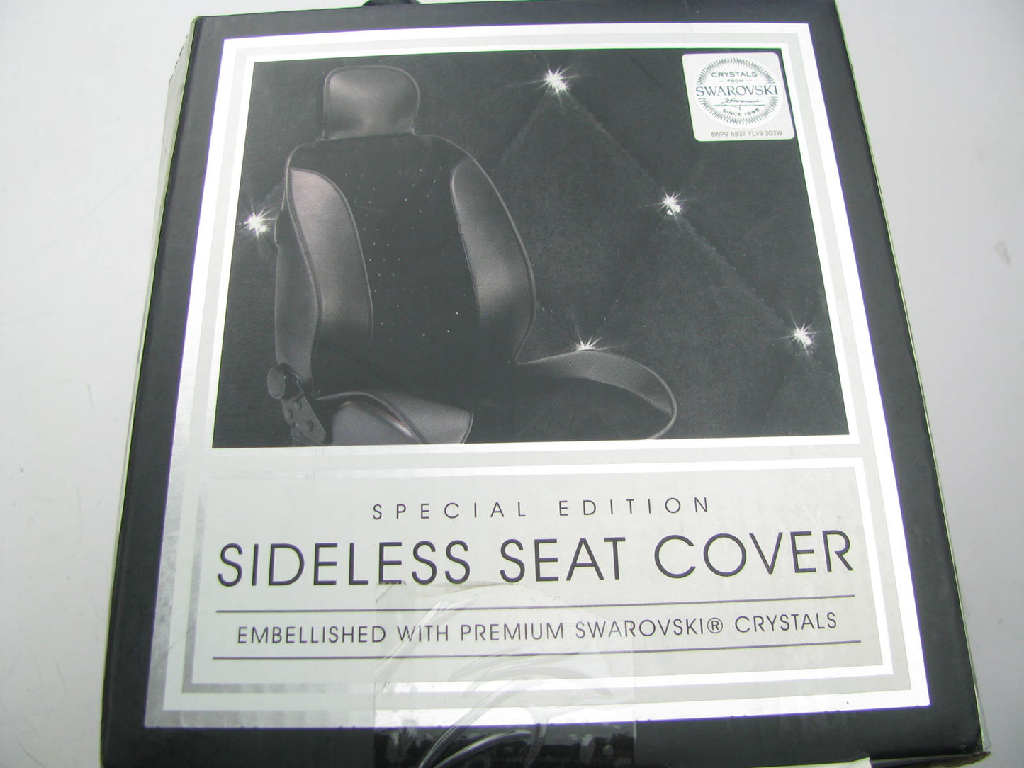 Pilot SWR-0742 Swarovski Jet Black Premium Sideless Seat Vest Cover