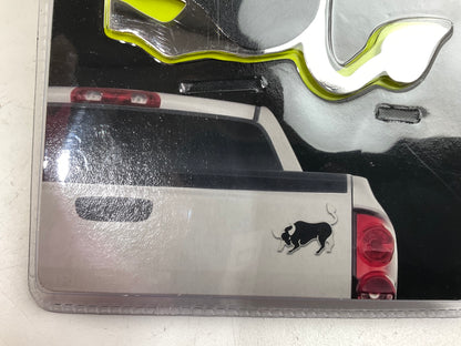 Pilot TT-093B Bully Black Bull Stainless Steel Peel And Stick Emblem