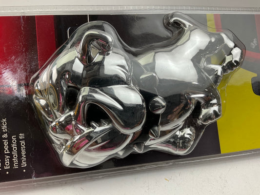 Pilot TT-147 - 3D ''Bull Dog'' Chrome Stick-On Emblem