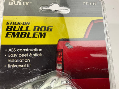 Pilot TT-147 - 3D ''Bull Dog'' Chrome Stick-On Emblem