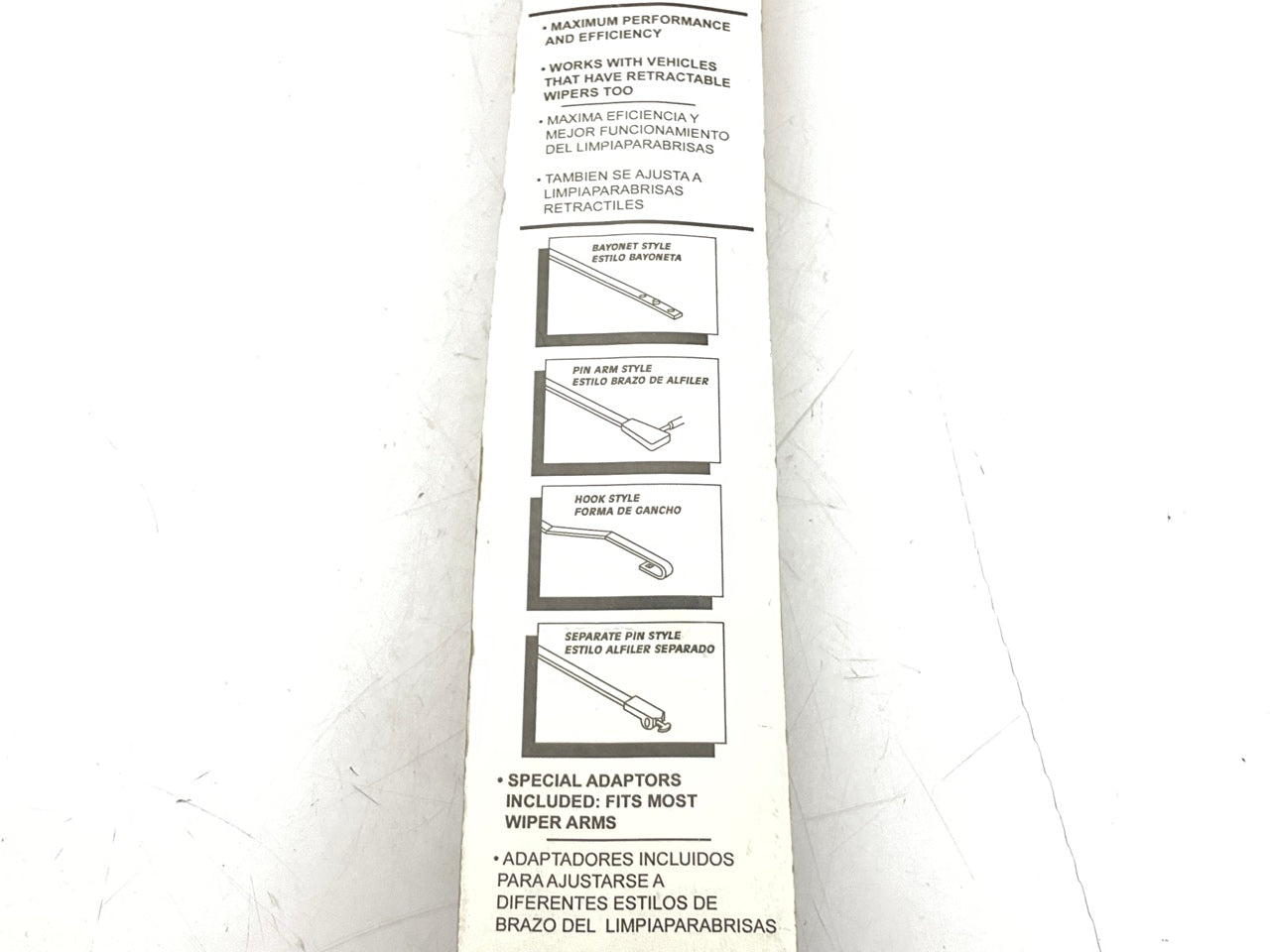 Pilot WBC-18CH - Charcoal Sports Blade Windshield Wiper 18'', W/ Adapters