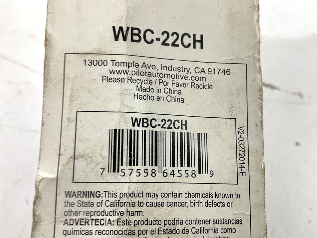 Pilot WBC-22CH Windshield Wiper Charcoal Sports Blade, Black. 22''