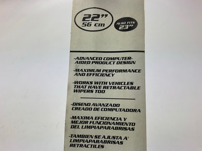 Pilot WBG-22C Chrome GTR Windshield Wiper Blade, 22''