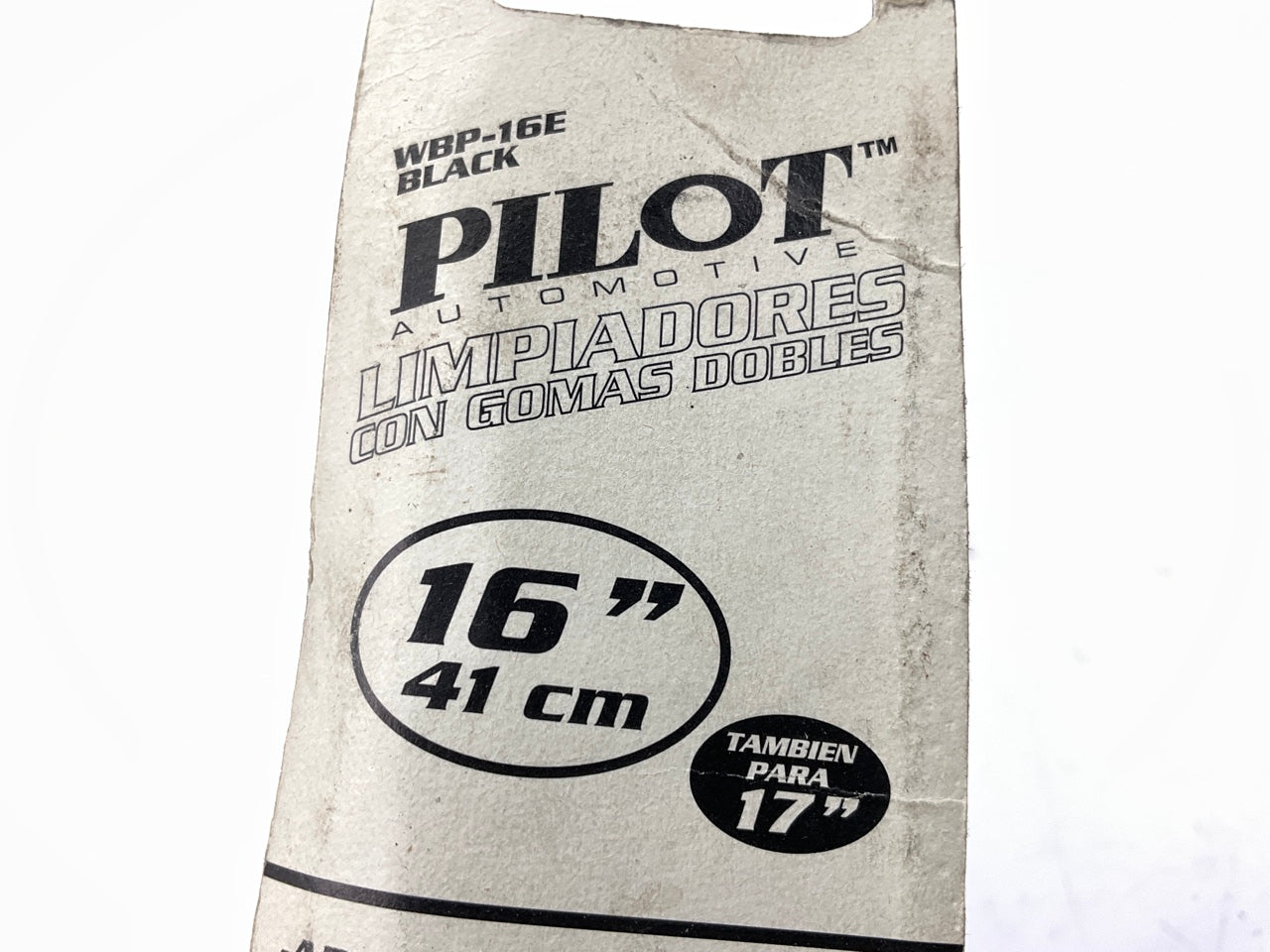 Pilot WBP-16E Dual Windshield Wiper Blades, Arista Black , 16 In
