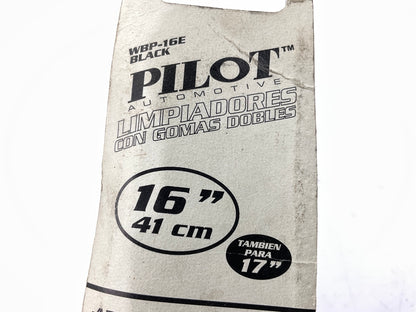 Pilot WBP-16E Dual Windshield Wiper Blades, Arista Black , 16 In