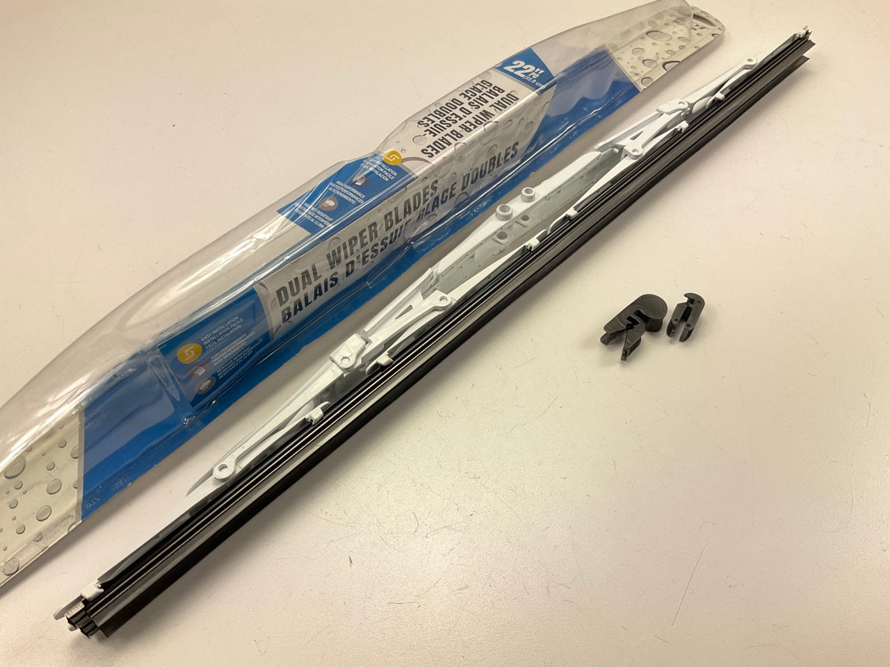 Pilot WBP-22W Arista Dual 22'' Anodized White Windshield Wiper Blade