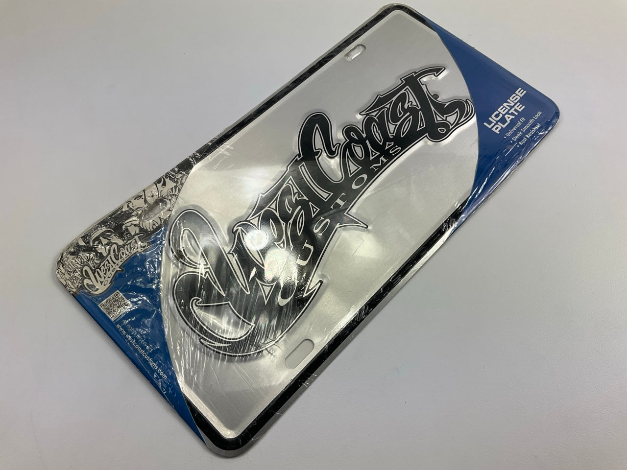 (2) Pilot WCC-0702S ''West Coast Customs'' Novelty License Plates