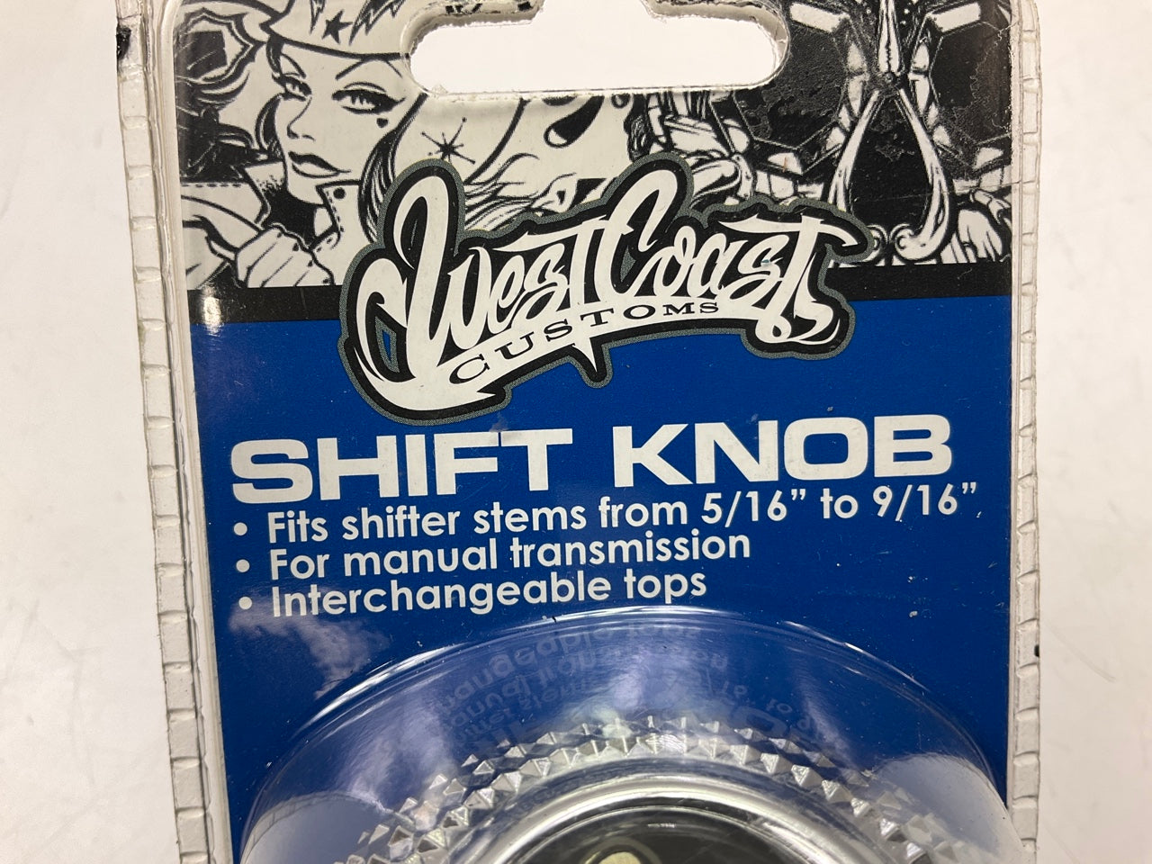 Pilot WCC-1102E West Coast Custom Manual Transmission Shift Knob For 5/16''-9/16''