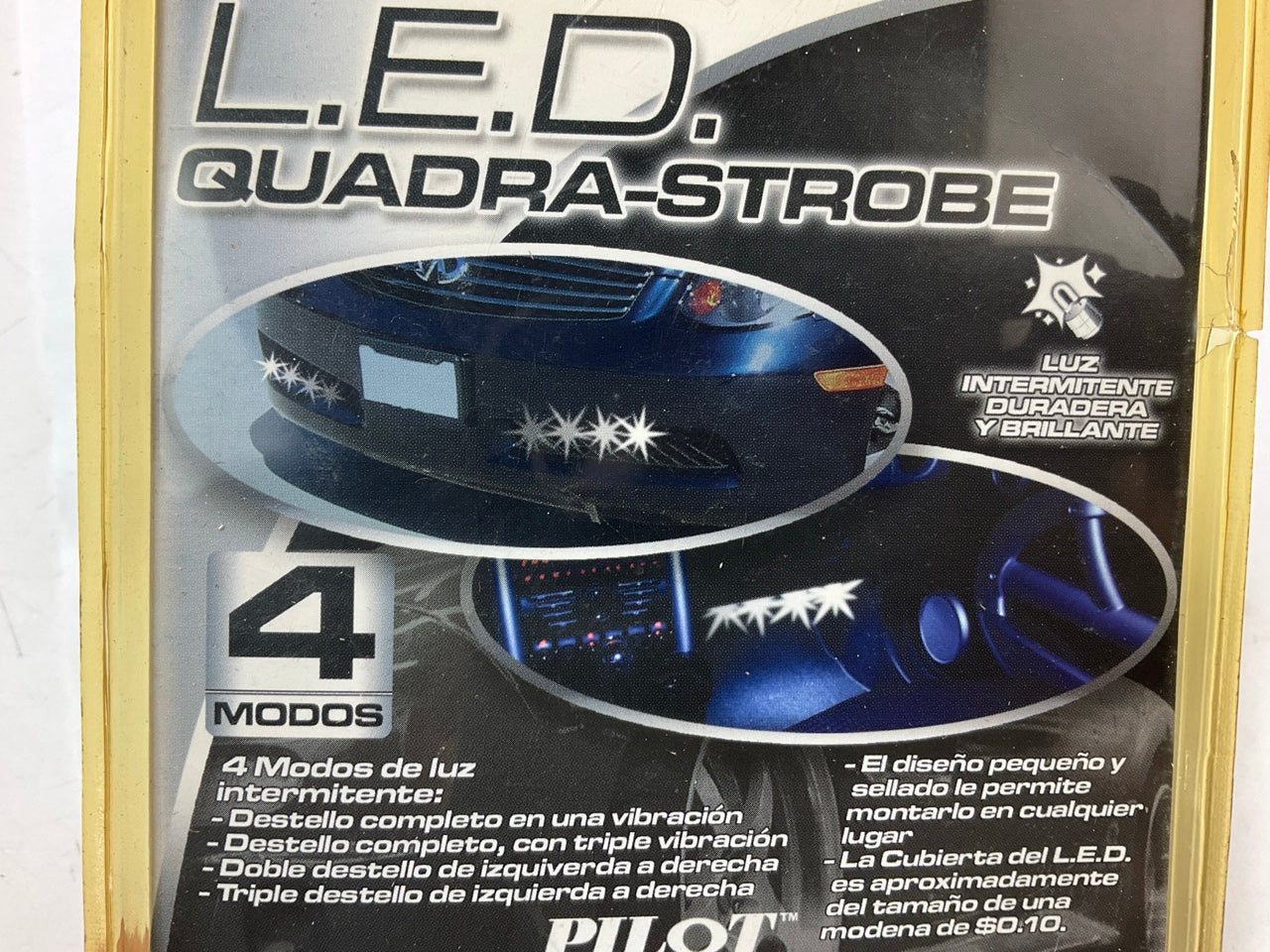 Pilot WI-101W White LED Quadra Strobe Kit With Controller 12V - 4 Piece