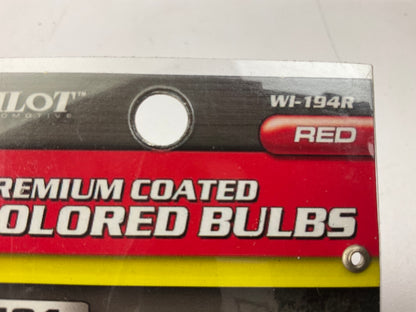 Pilot WI-194R Premium Coated Red Light Bulbs For 194 Applications