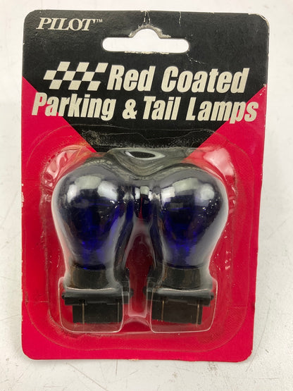 Pilot WI-3057B Tail & Parking Light Lamps Bulb, 2PC, Blue Coating