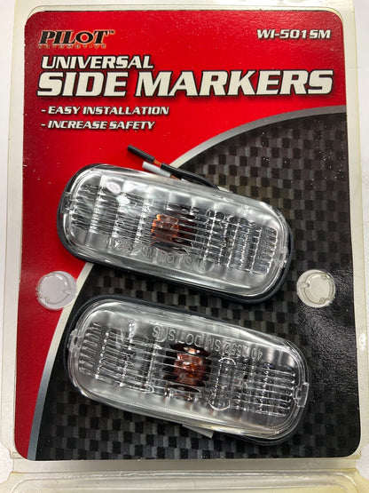 Pilot WI-501SM Clear Side Marker Lights, Pair
