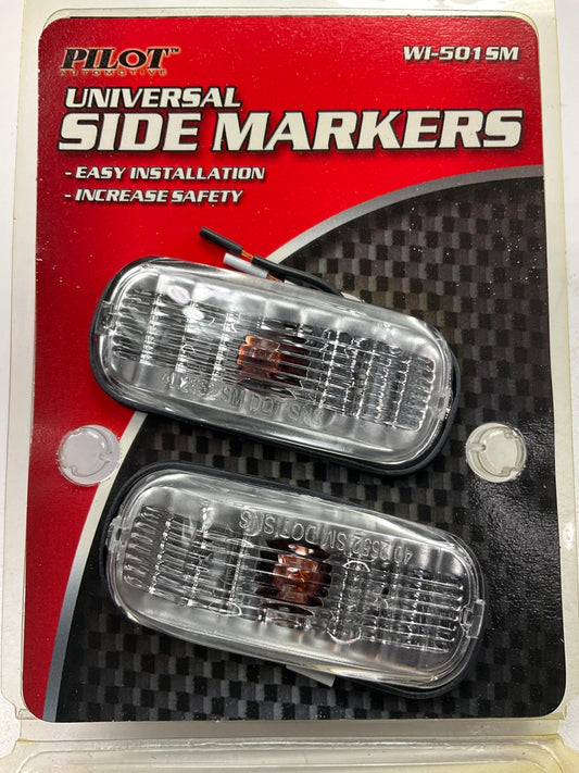 Pilot WI-501SM Clear Side Marker Lights, Pair