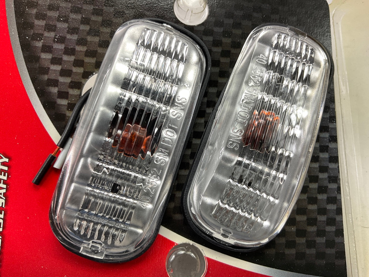 Pilot WI-501SM Clear Side Marker Lights, Pair