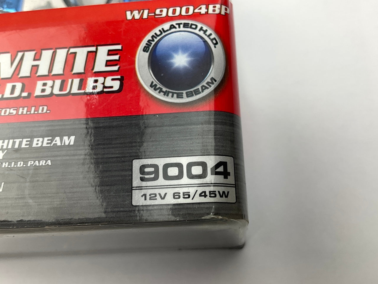 Pilot WI-9004BP Hyper White Simulated HID Light Bulbs, (9004) 12V 65/45W