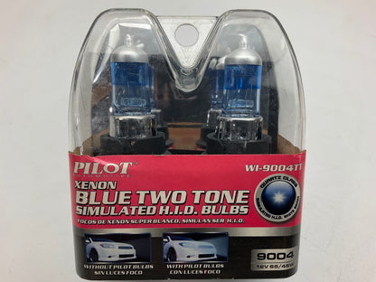 Pilot WI-9004TT Xenon HID Blue Two Tone Headlight Lamp Light Bulb #9004 12V