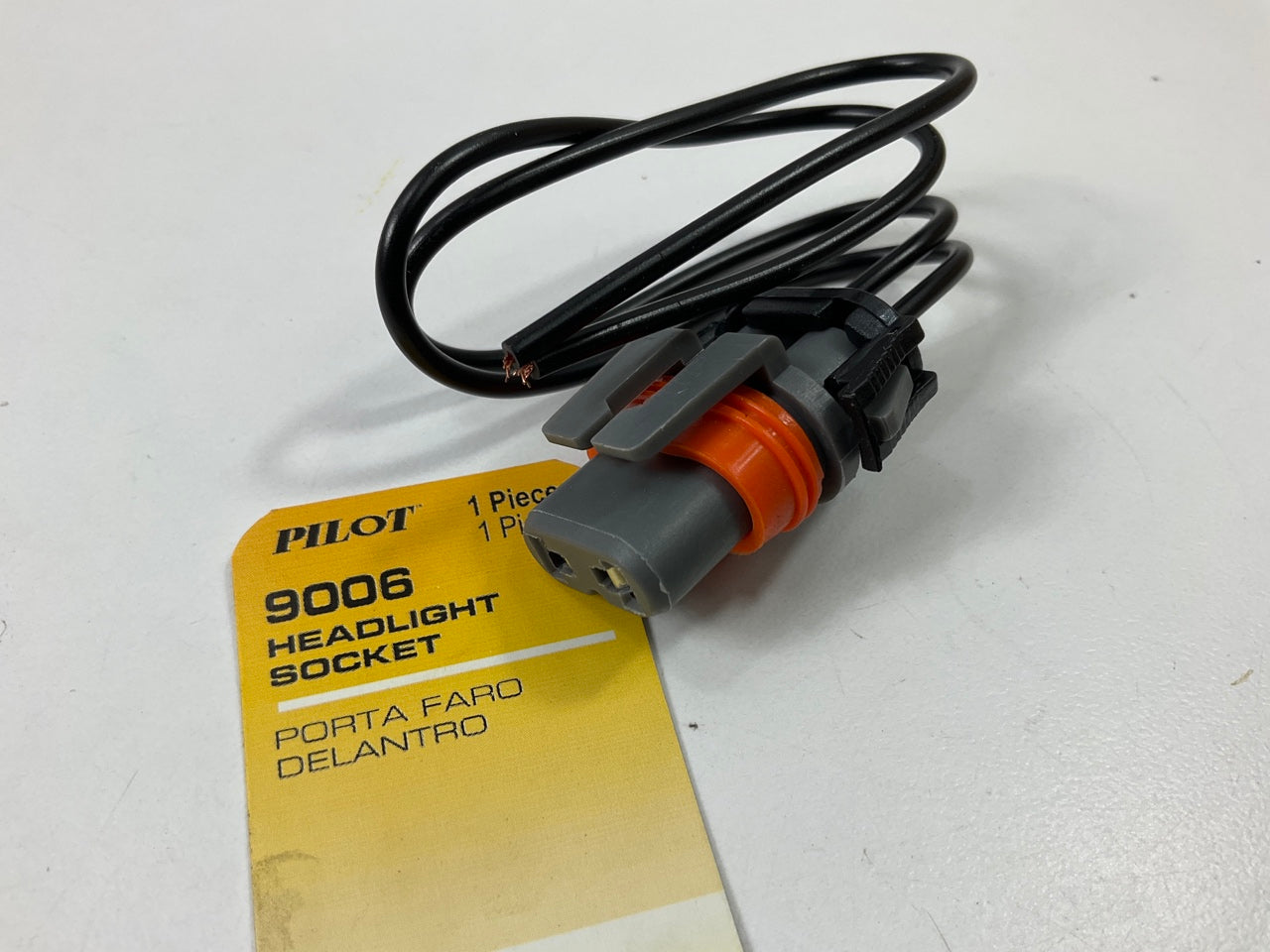 Pilot WI-9006 Headlight Lamp Light Bulb Wire Socket Harness Pigtail Bulb #9006