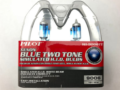 Pilot WI-9006TT - Xenon  Blue Two Tone Simulated HID Light Bulbs, 12V/55W