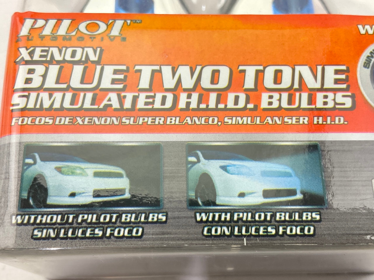 Pilot WI-H10TT H10 Xenon Blue Two Tone Simulated HID Light Bulbs, 12V 48W, PAIR