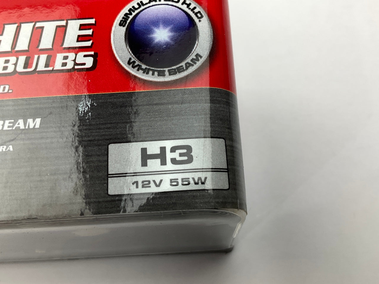 Pilot WI-H3BP Hyper White Simulated HID Light Bulbs (H3) 12V 55W